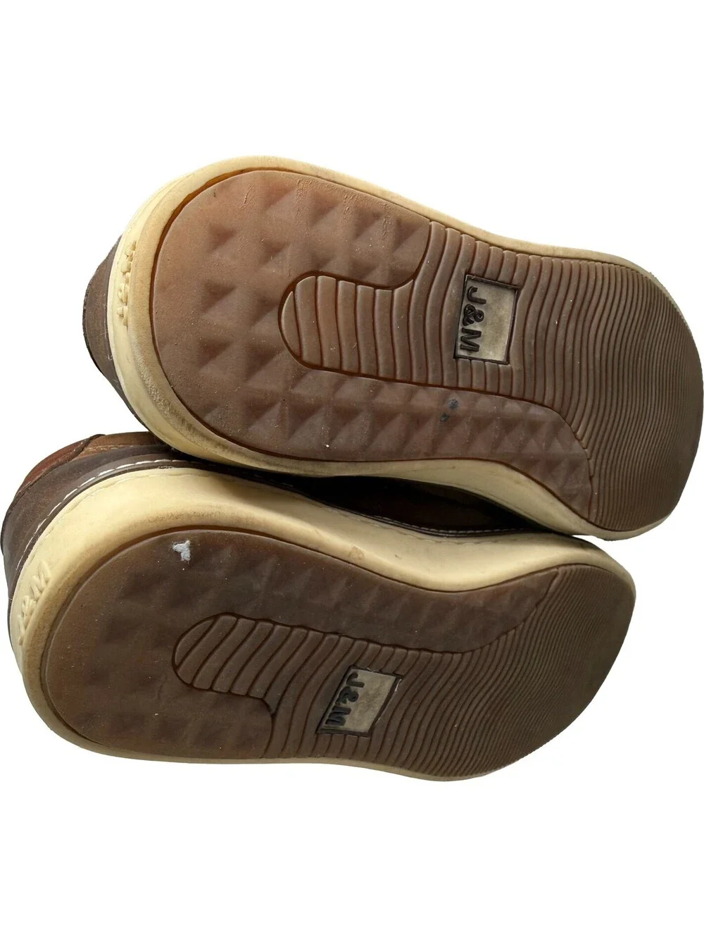 Johnston & Murphy J&M Mens 10.5M Brown Leather Sheepskin Shoes 25-1642 Sneaker